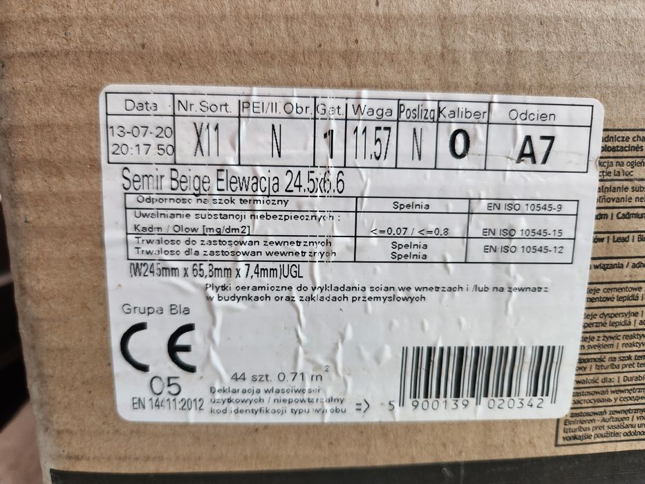 Płytki elewacyjne Paradyż Semir Beige