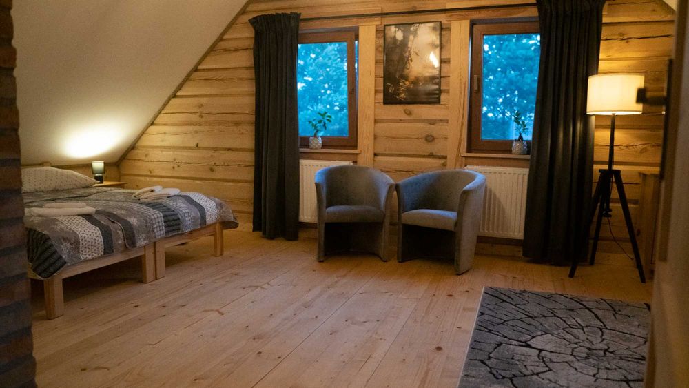 Wynajem Domku letniskowo- Całorocznego na Mazurach