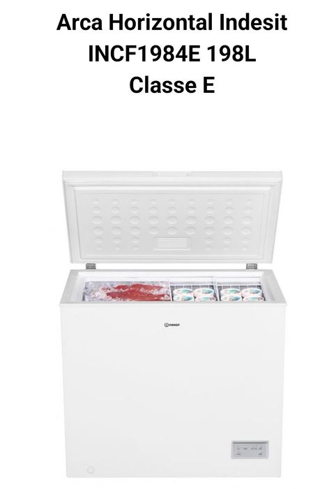 Arca horizontal Indesit INCF1984E de 198 litros