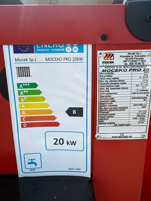 Kocioł na ekogroszek pellet drewno eko-groszek piec z podajnikiem 20 kw hybryda