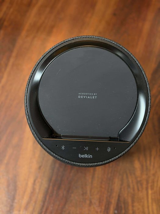 Belkin SoundForm Elite Devialet — Coluna Hi-Fi + Carregador Wireless
