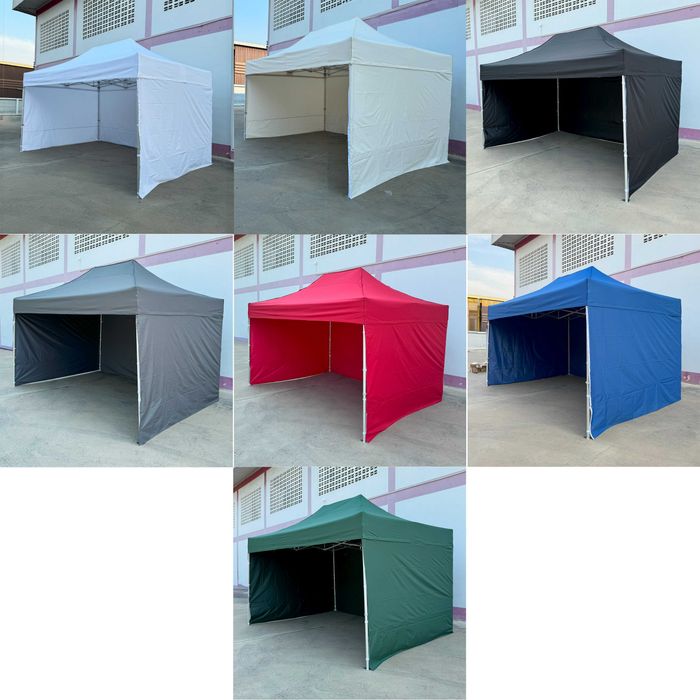 Namiot ekspresowy handlowy H45 3x4,5 PREMIUM PVC 320g/m2