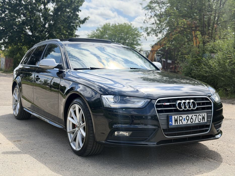 Audi A4 B8/polift/2013r./3.0 TDI/2xS-line/204KM/panorama/navi/alu 19”