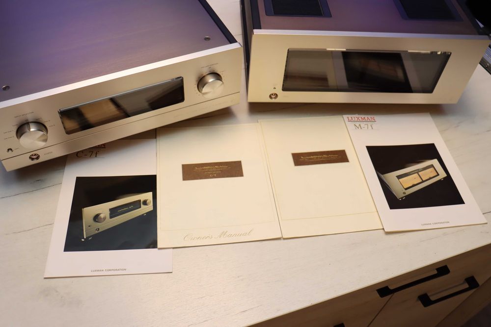Luxman M7f C7f 230v najlepsza seria F klasa hi-end zamiana Accuphase Pioneer