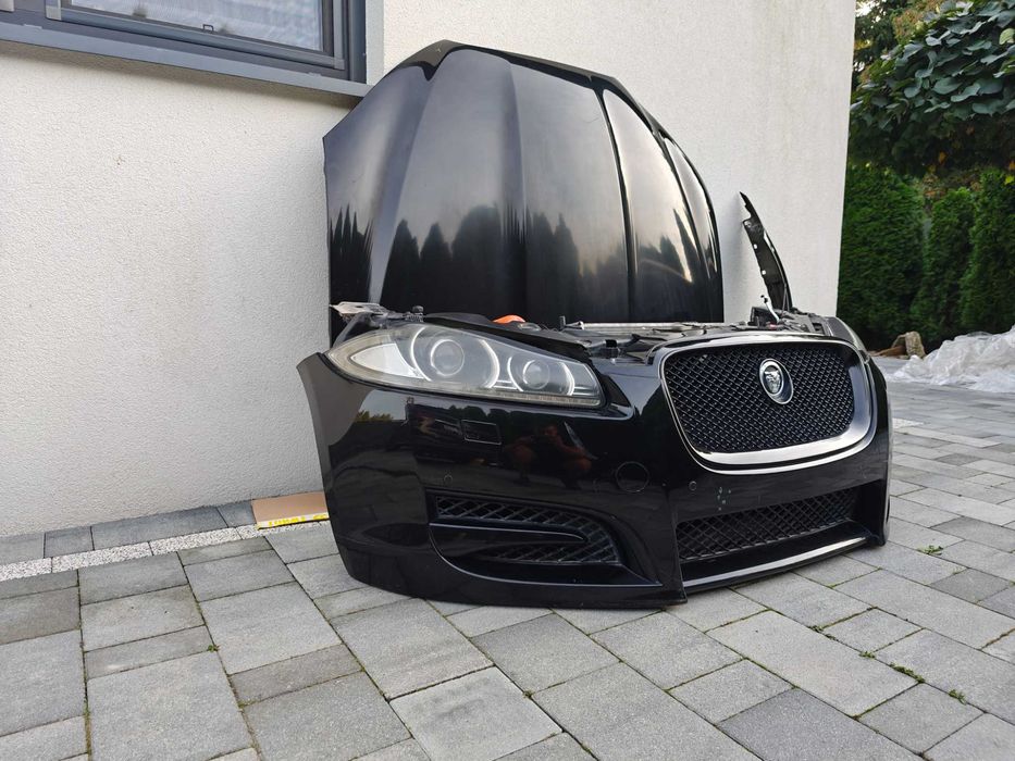 Przód Zderzak Lampy Pas Przedni Komplet Maska Jaguar XF-R X250 Lift EU