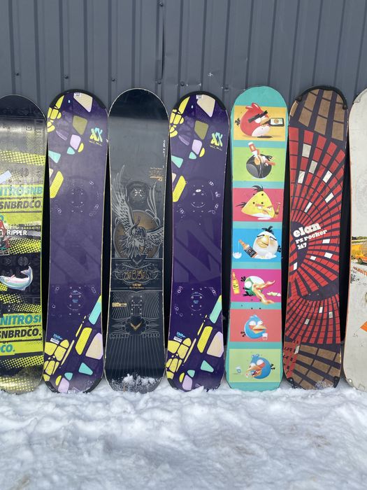 Сноуборди б/в обслужені