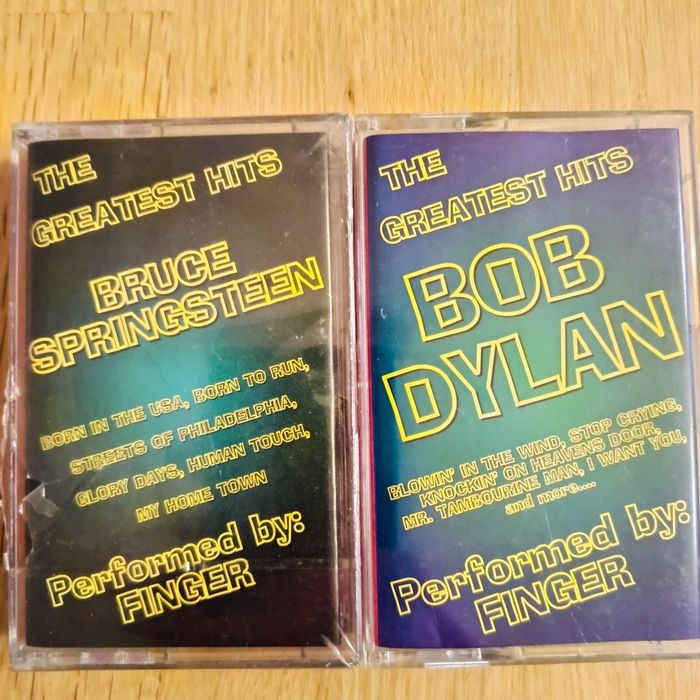 2 kasety magnetofonowe – Bob Dylan, Bruce Springsteen
