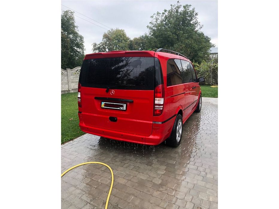 Mercedes Vito W639 Бокові пороги Exclusive (під фарбування) L1-L2