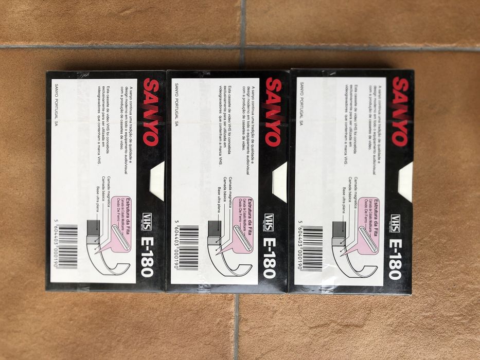 Cassetes novas VHS SELADAS