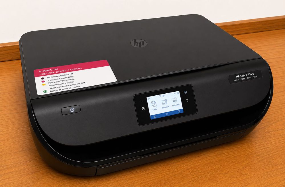 HP ENVY 4525 Wi-Fi Multifunções Como Nova | Scanner, Cópias e Impressão