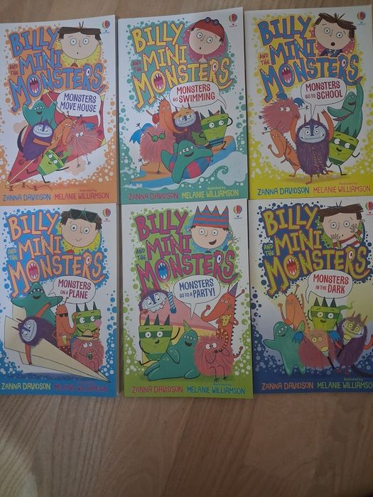 6 ksiazek Billy Mini Monster