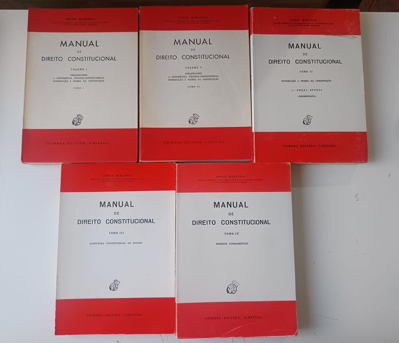5 volumes direito constitucional