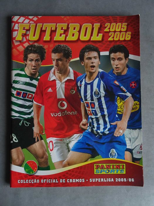 Caderneta de cromos vazia de futebol Futebol 2005/2006 Panini