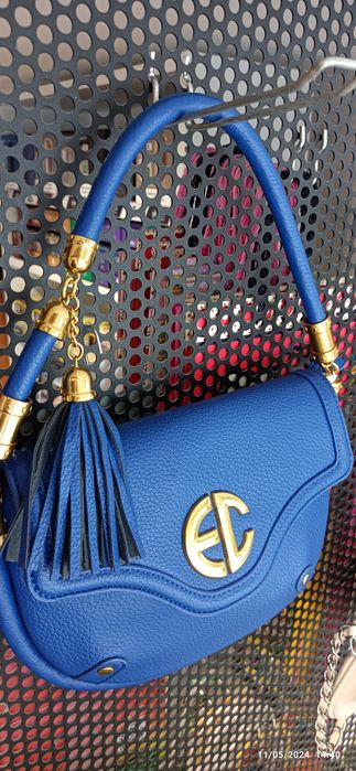 Bolsa Mala carteira azul moderna