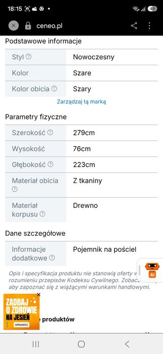 Narożnik Agata Meble