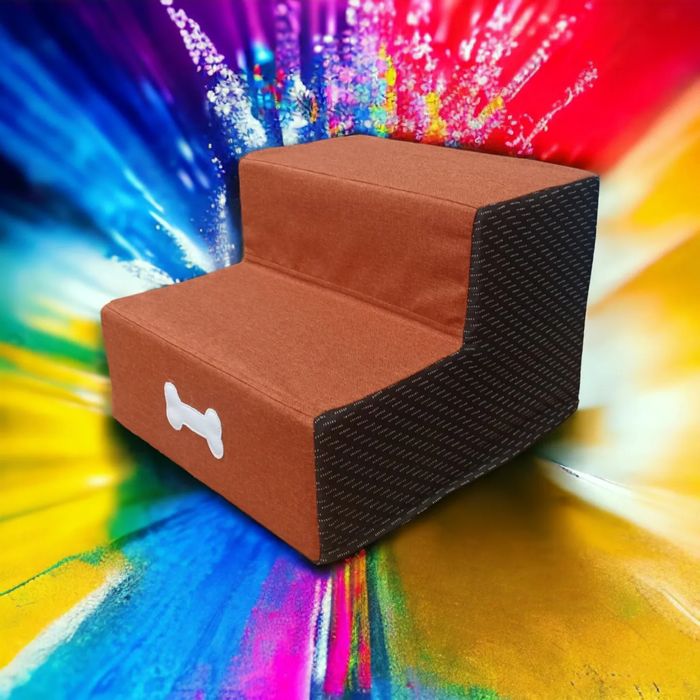 Сходинки для тварин колір помаранчевий 36х27х40 см, пандус, лесенка