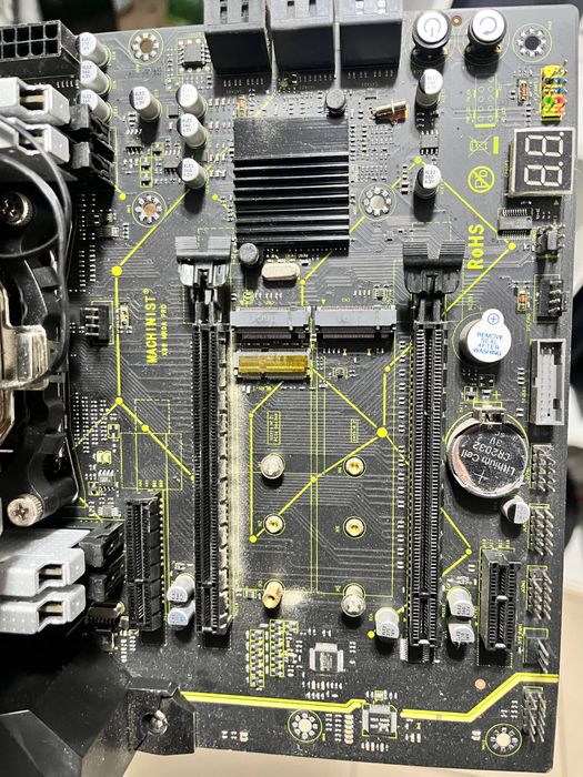 Комплект материнська плата процесор память machinist X99 mr9a pro 32gb