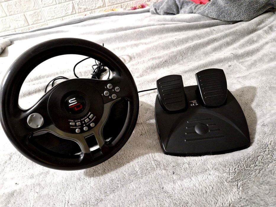 Volante Speedlink Darkfire Racing Wheel + Pedais – PC