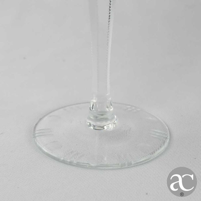 Conjunto de 6 Copos Cristal Doublé, Cristal da Bohemia, azul-cobalto