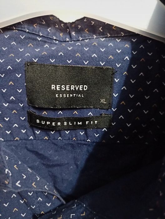 Koszula męska z krótkim rękawem Reserved ze wzorkiem