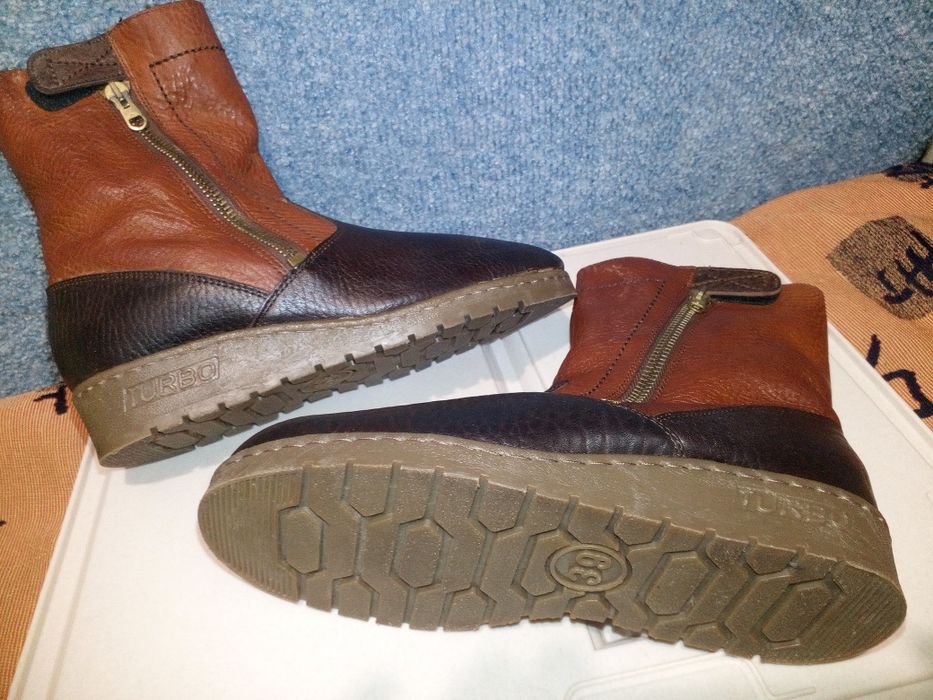 Зима,мороз!39 р.Нат.кожа!Зимние, тёплые, натурал.!39 размер 25,5см с