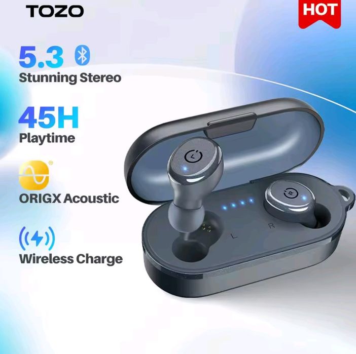 Навушники безпровідні TOZO T10 , новi