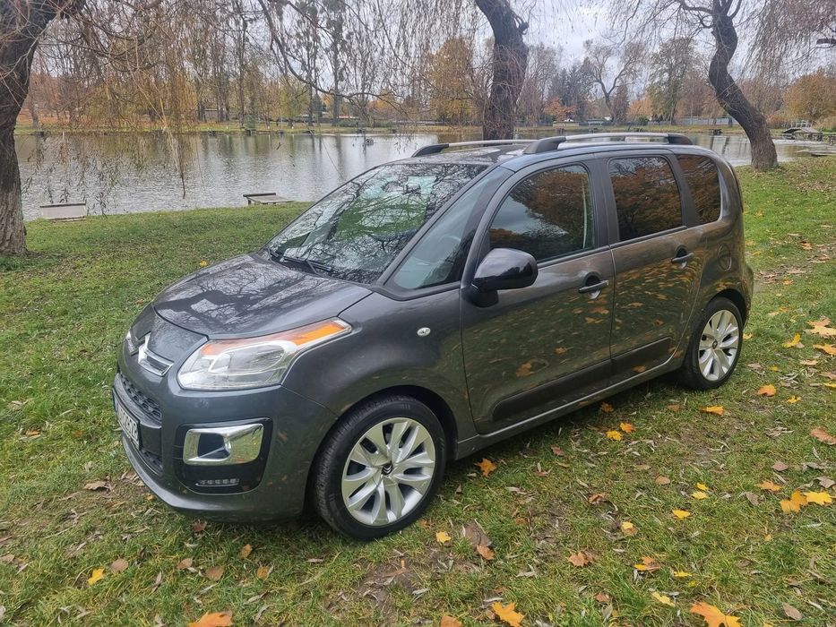 Citroën C3 Picasso 1,2 Exclusive Krajowy Bezwypadkowy Koła Lato + Zima Czujniki Dobre wyp