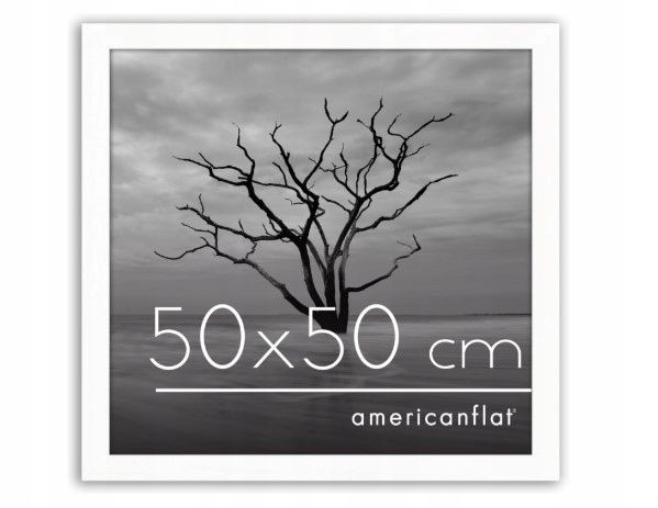 ramka americanflat 50x50 cm, biała