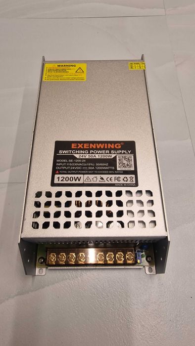 Zasilacz, transformator 24 V 50 A 1200 W uniwersalny zasilacz DC