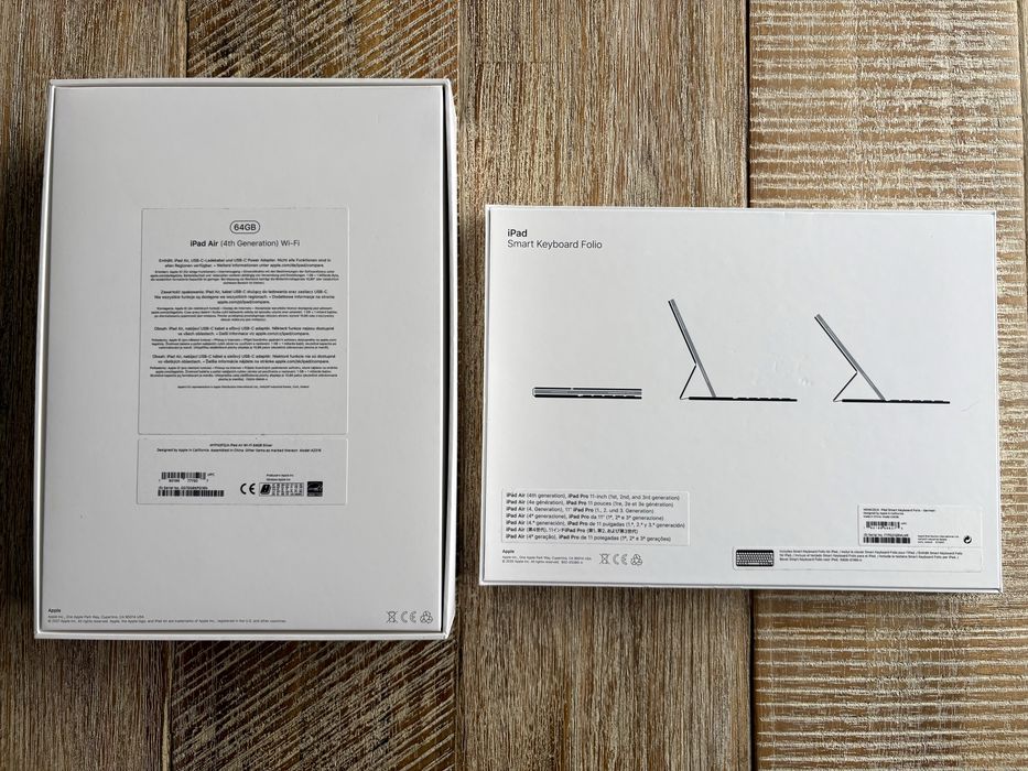 iPad Air 4. generacji 64 GB Wi-Fi + Smart Keyboard Folio (Apple)