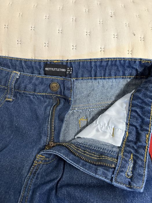 Saia de ganga com riscas de lado