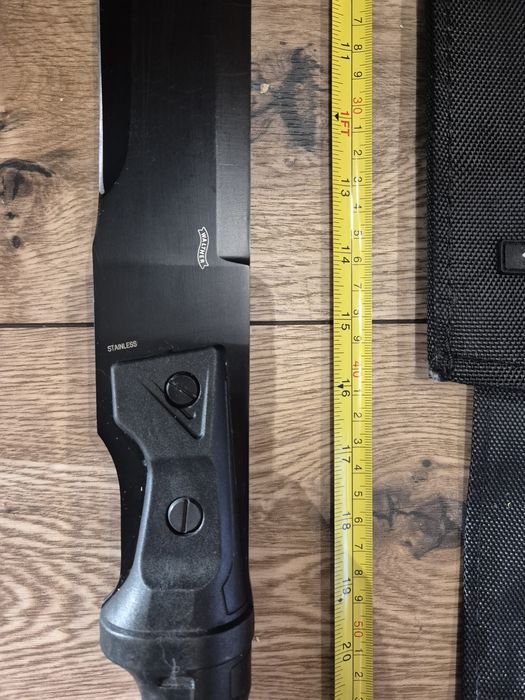 Maczeta dwuręczna Walther Mach Tac 3 stal 420, 767 mm