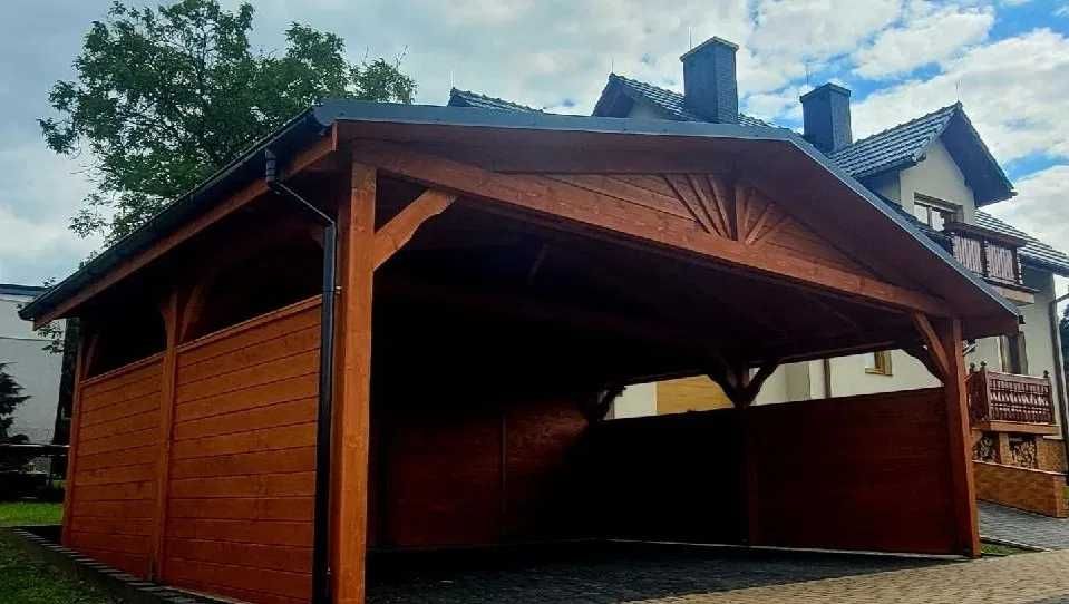 wiata na dwa auta 6,5mx5m kompleksowo i solidnie,szybkie terminy realizacji