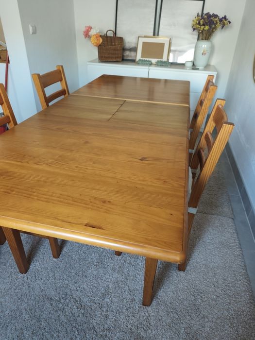 Mesa madeira maciça