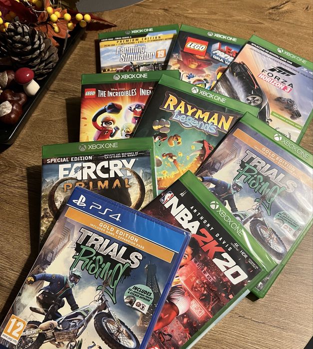Gry Xbox One pakiet 9szt