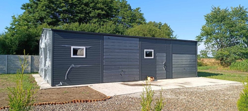 Garaz blaszak 6x5.80 orzech mat