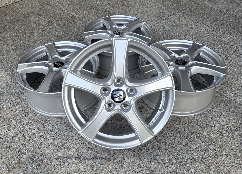 Alufelgi 16 5x112 Audi VW Skoda Seat Nowe #24