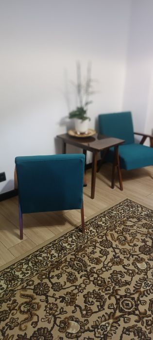 Fotele PRL jak nowe orginal tapicerka Nie wymagają renowacji
