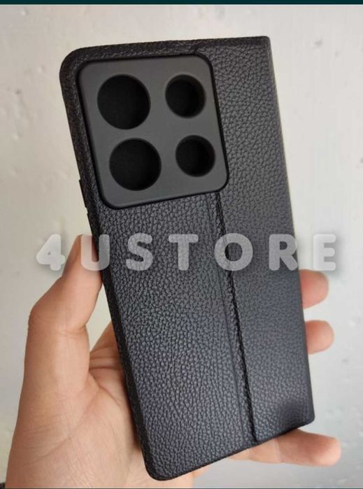 Чехол книжка на Xiaomi Redmi Note 13 Pro чохол книжка шкіряний кожаный