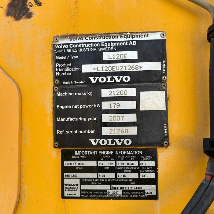 Ładowarka Volvo L120E