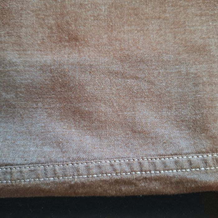 Koszula męska VESARI (Vistula) czekoladowa brązowa L 40