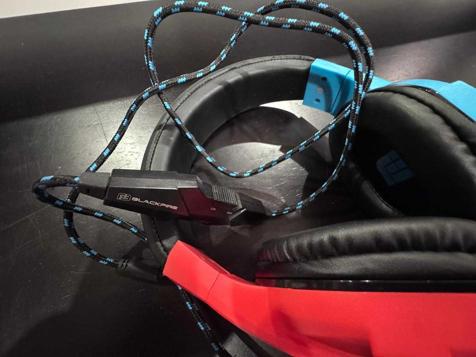 Headset Gaming BLACKFIRE NSX-NEON com microfone