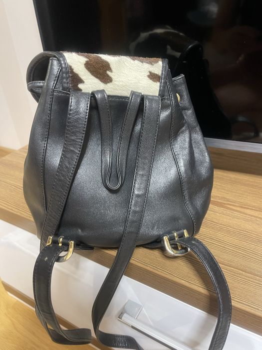 Шкіряний  маленький рюкзак