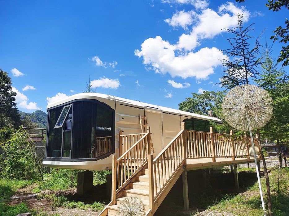 Nowoczesna Kapsuła Mieszkalna G70 domek holenderski letniskowy