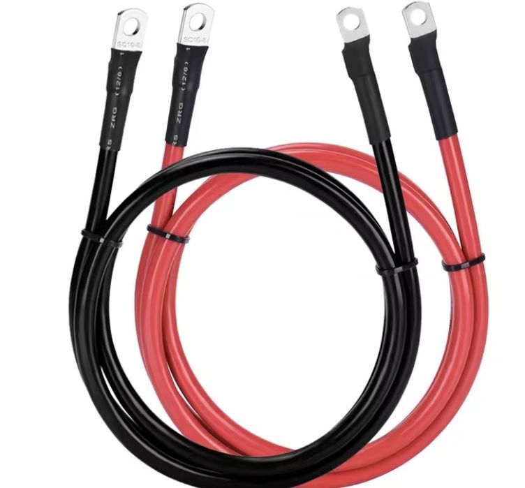 Кабель силовий для акумулятора та інвертора. Провід силовий, мідний.