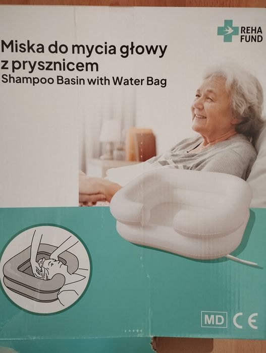 Miska do mycia głowy z prysznicem