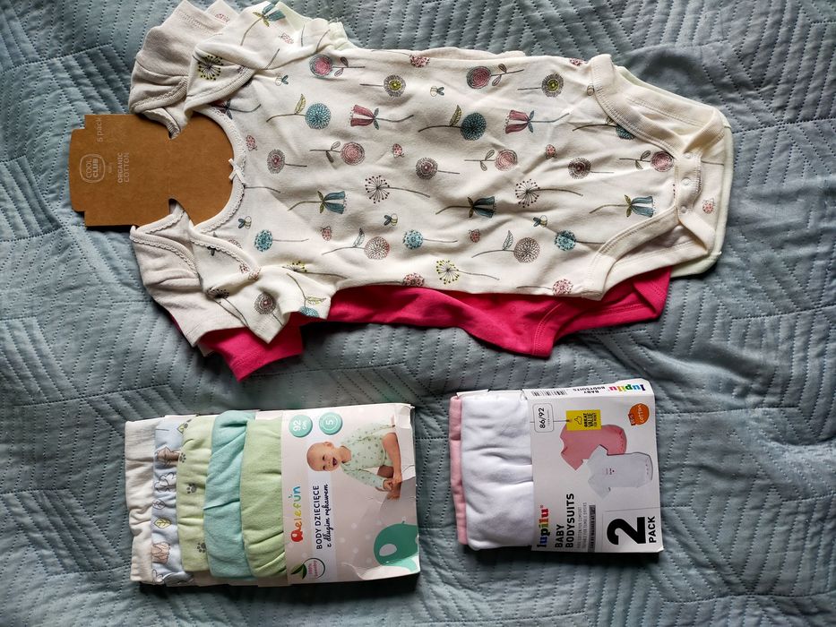Nowe ubranka - body rozm.92 krótki i długi rekaw