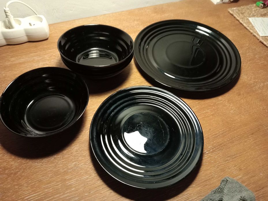 4 miseczki ,6 talerzy Natbarb Ikea