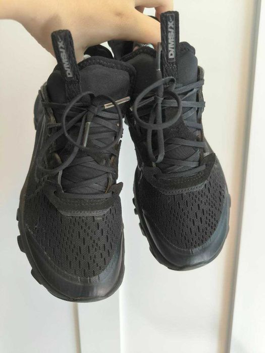 Nike React Vision D/MS/X Triple Black кросівки 36,5–37, устілка 23,5 см, чорні масивні Найк Nike React Vision D/MS/X Triple Black кроссовки