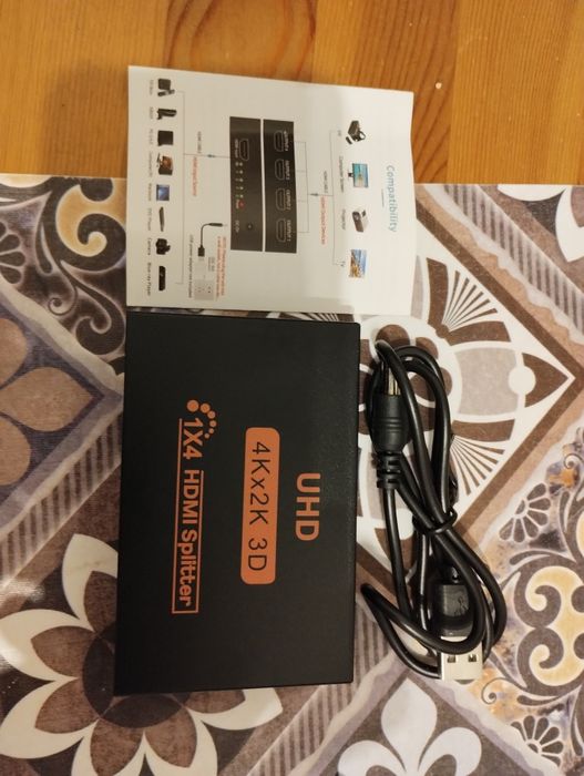 HDMI spliter rozgałęziacz HDMI 4k